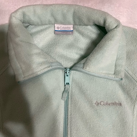 Columbia mint blue zip-up jacket - Picture 2 of 3